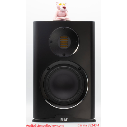 Обзор полочных колонок ELAC Carina BS243.4 / audiosciencereview.com